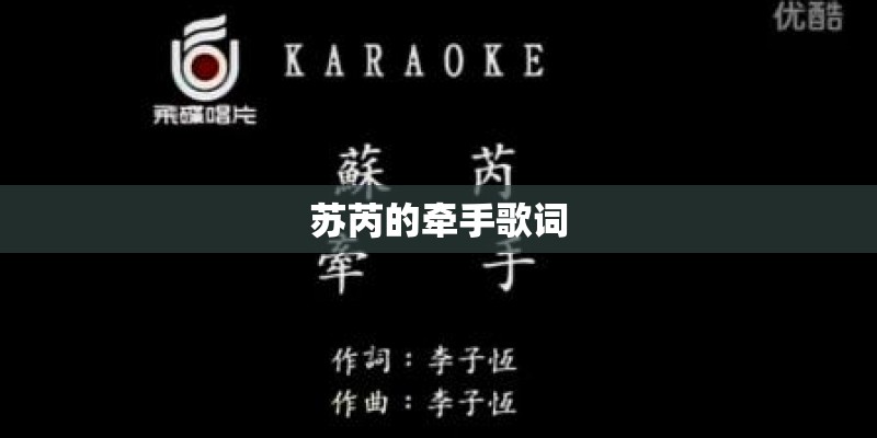 苏芮的牵手歌词