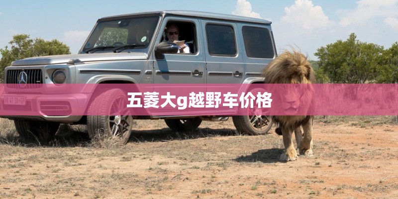 五菱大g越野车价格