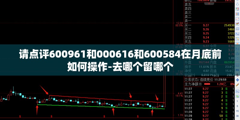 请点评600961和000616和600584在月底前如何操作-去哪个留哪个