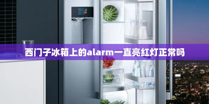 西门子冰箱上的alarm一直亮红灯正常吗