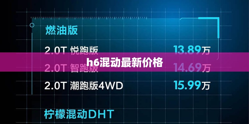 h6混动最新价格