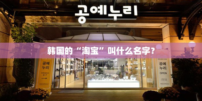 韩国的“淘宝”叫什么名字? 韩国的“淘宝”叫什么名字?