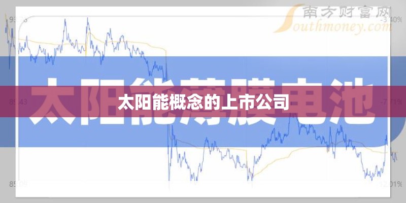 太阳能概念的上市公司