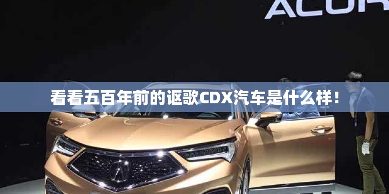 看看五百年前的讴歌CDX汽车是什么样！