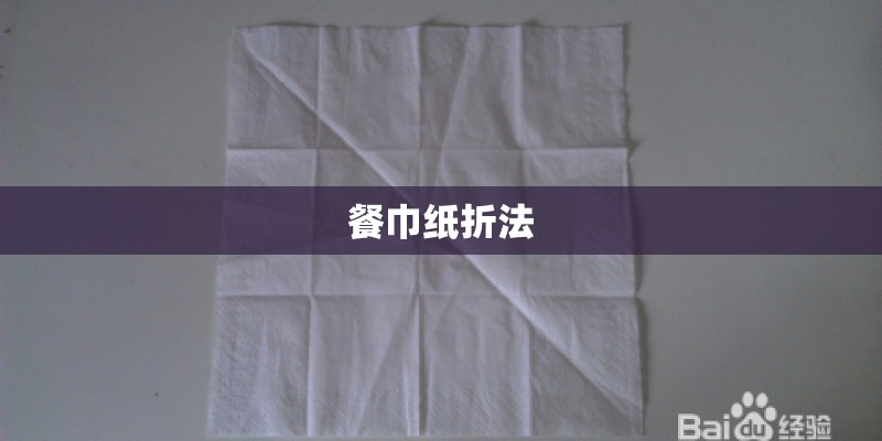 餐巾纸折法
