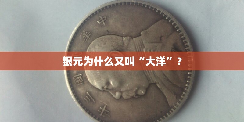 银元为什么又叫“大洋”? 银元为什么又叫“大洋”?