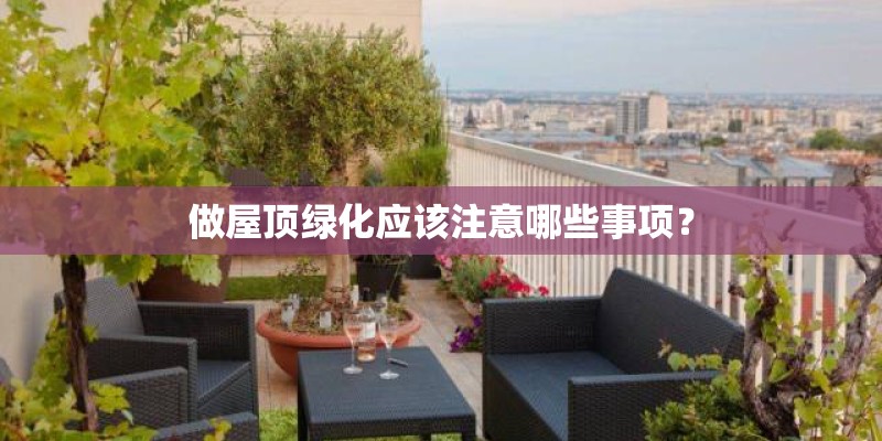 做屋顶绿化应该注意哪些事项？