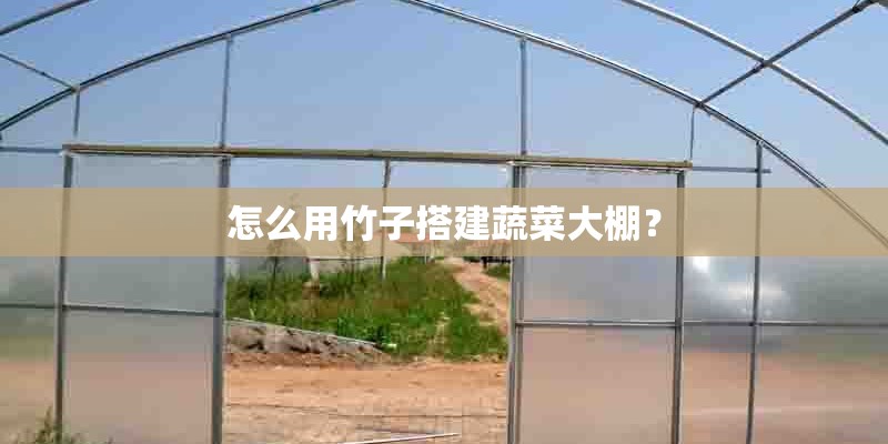 怎么用竹子搭建蔬菜大棚？