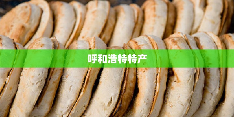 呼和浩特特产