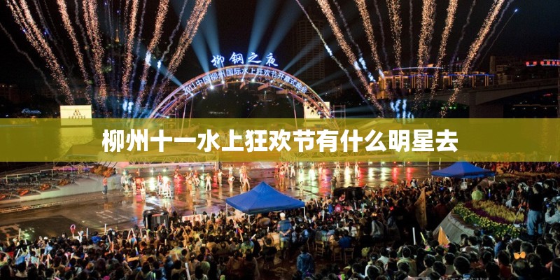 柳州十一水上狂欢节有什么明星去